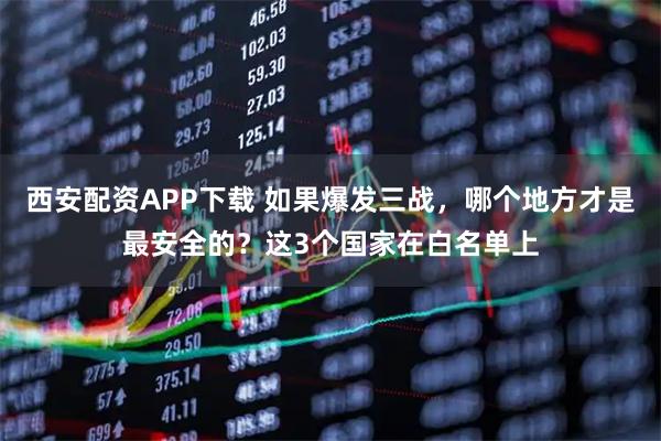 西安配资APP下载 如果爆发三战，哪个地方才是最安全的？这3个国家在白名单上